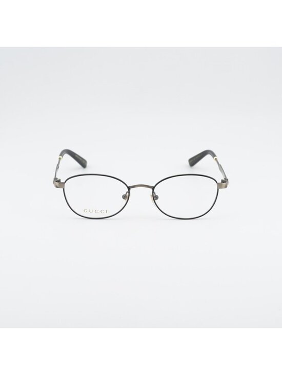 Gucci GG0591OJ 005 Eyeglasses Black / Gold 50mm Oval Frame main image 10
